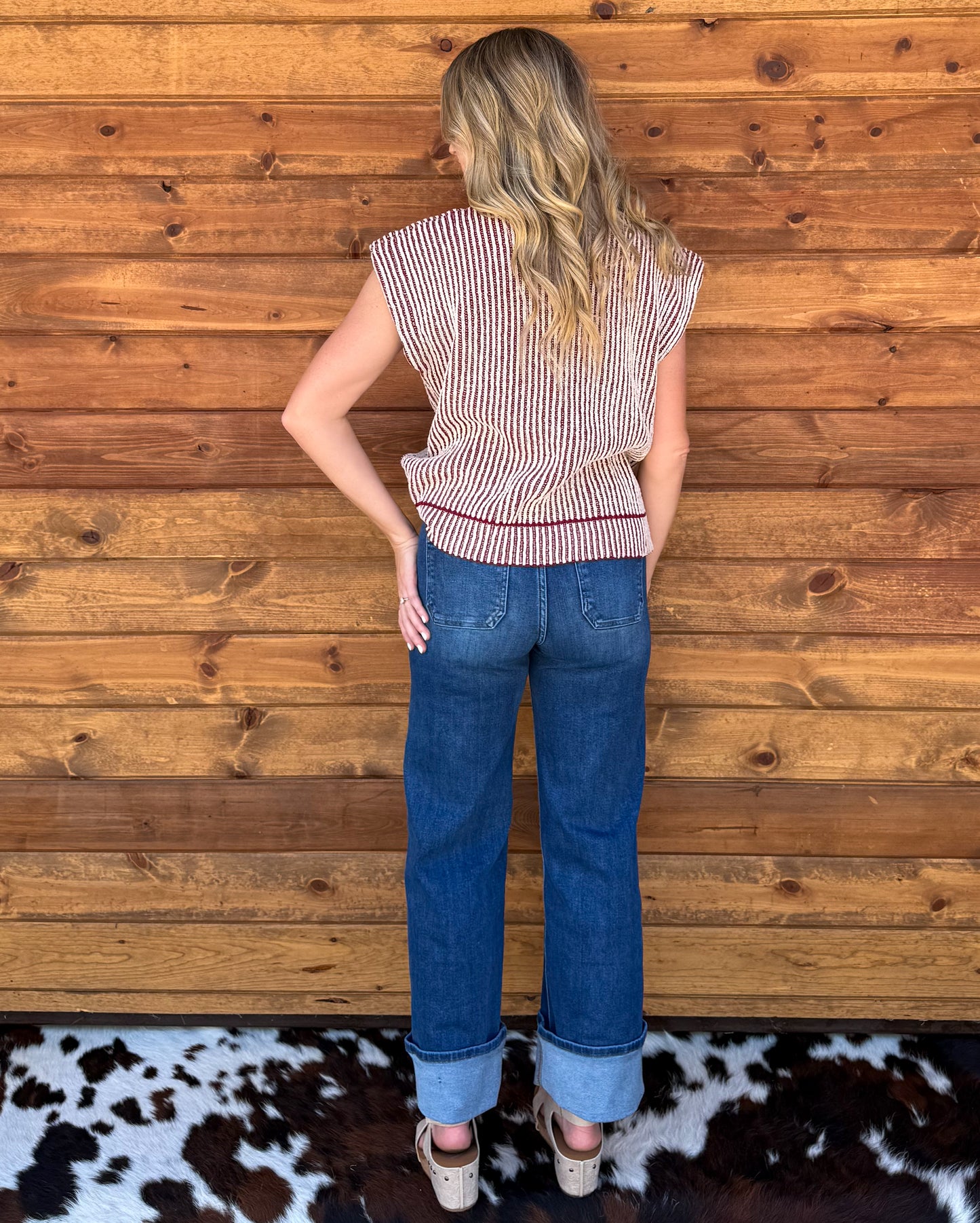 The Dally Top *Burgundy
