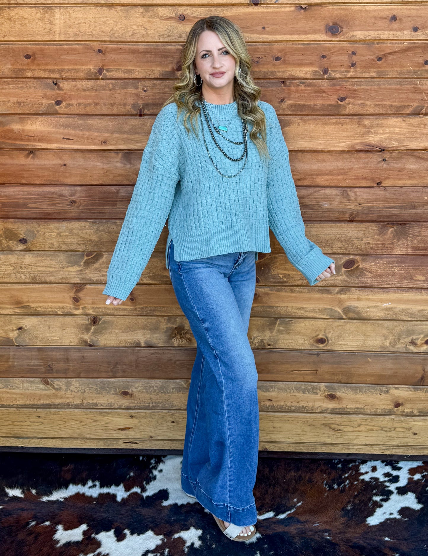 The Rachel Sweater *Sage