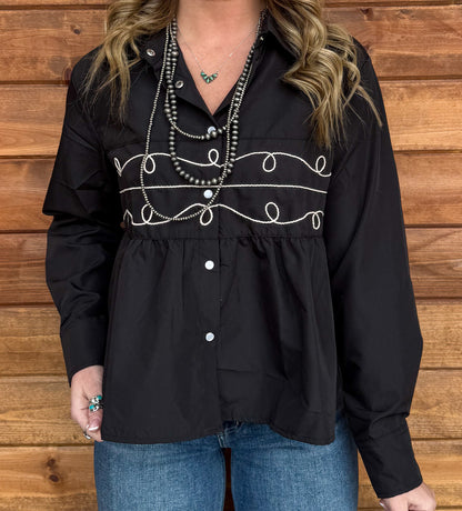 Loopty Lou Long Sleeve *Midnight