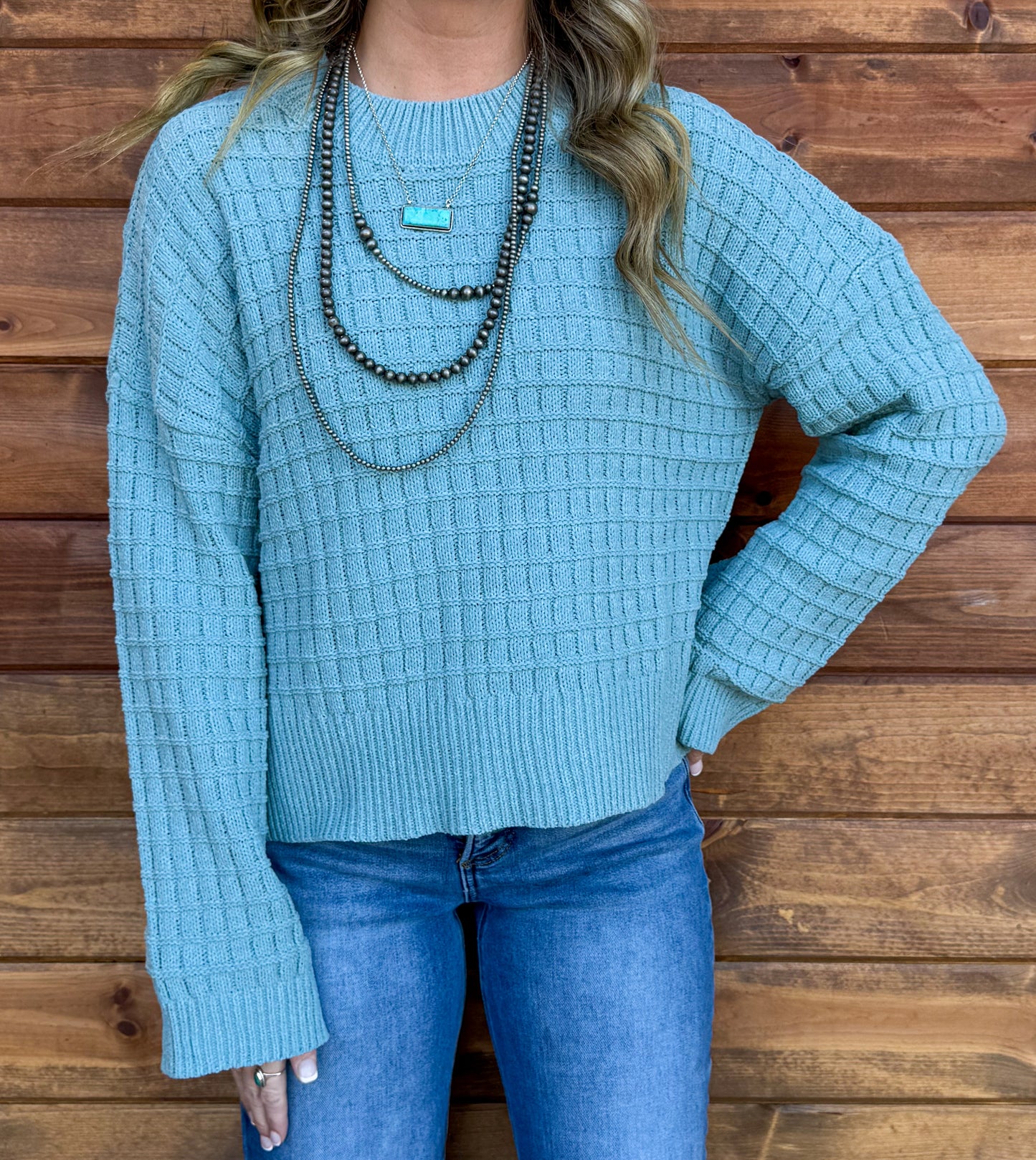 The Rachel Sweater *Sage