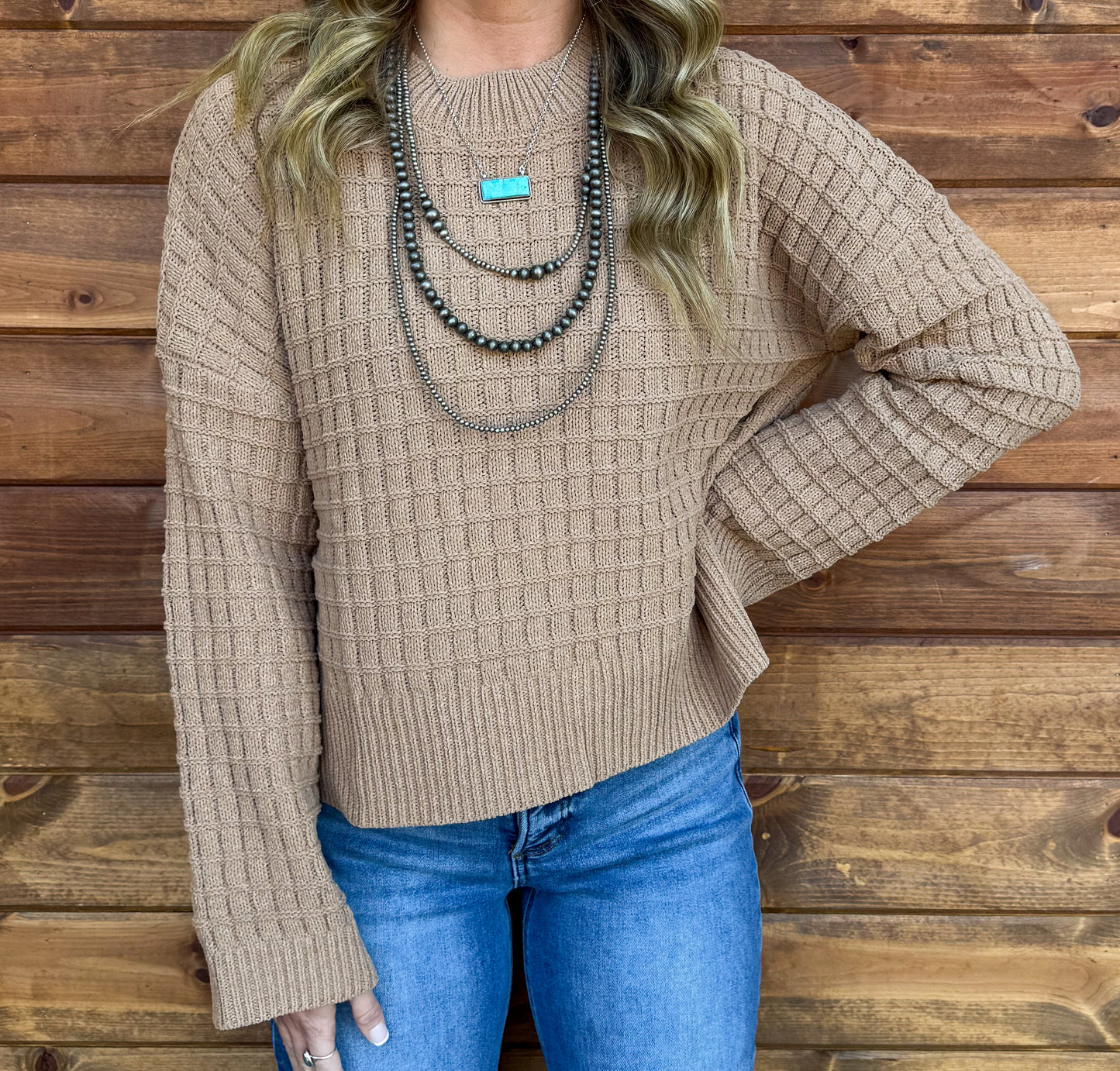 The Rachel Sweater *Mocha