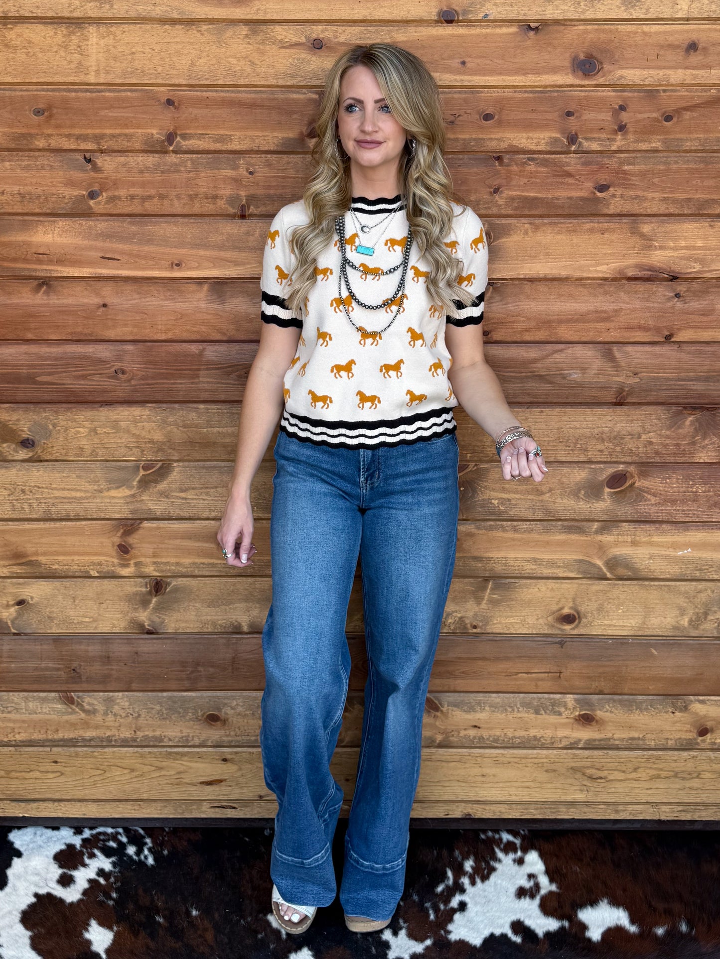 Wild Horses Dress Top