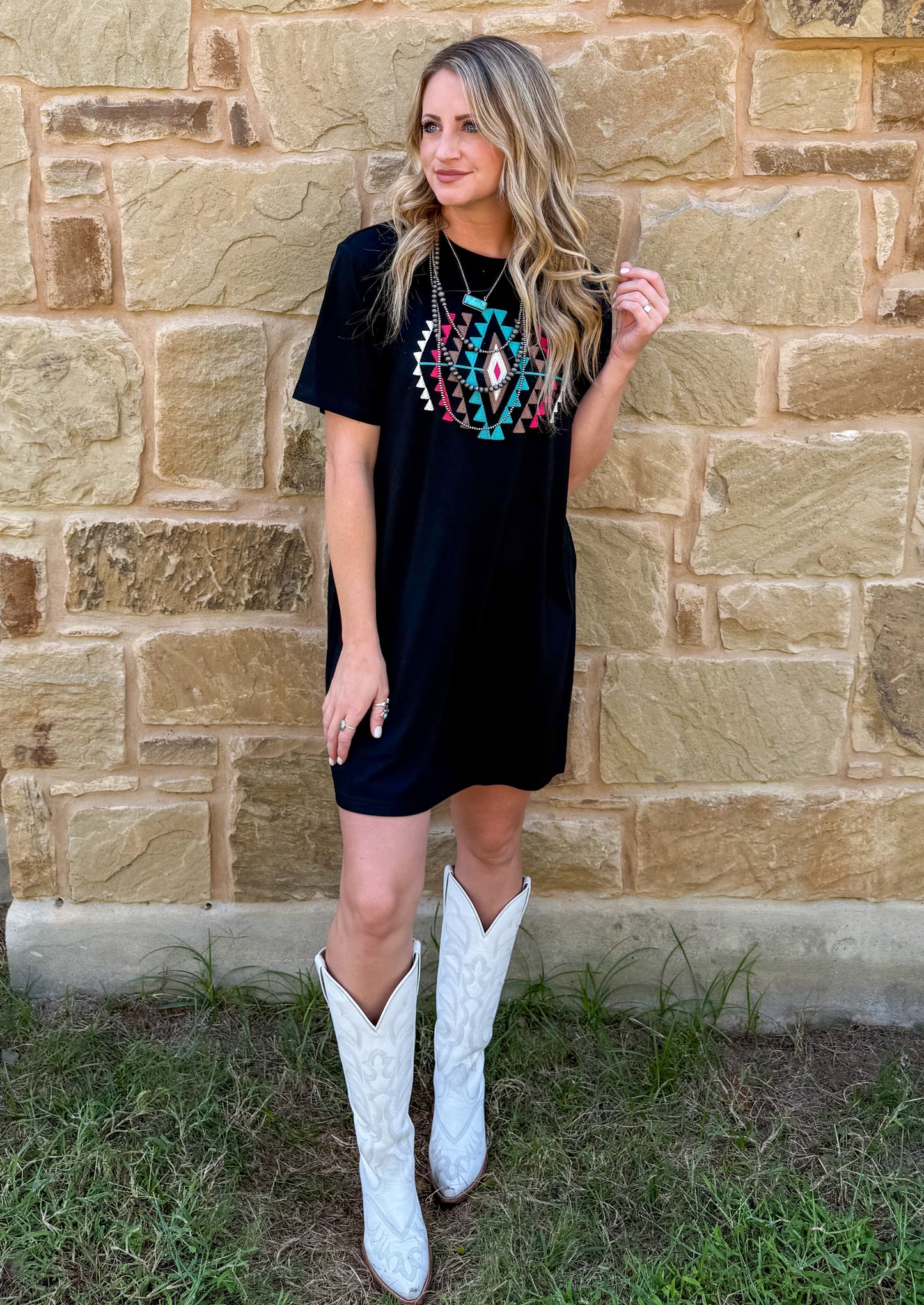 Desert Rose T-Shirt Dress