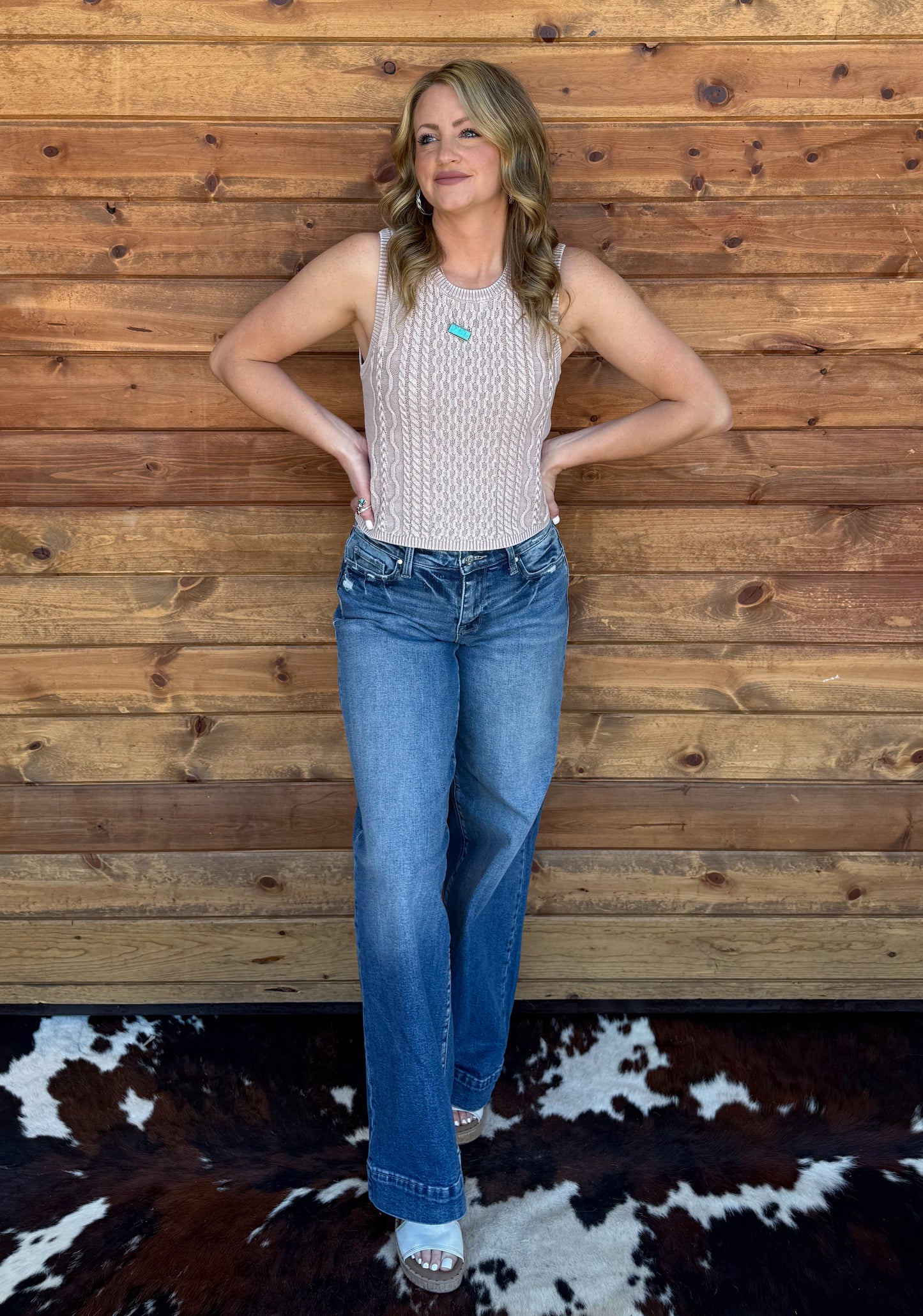 The Becky Tank *Khaki