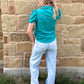 Cowgirl Pearl Snap Top *Turquoise