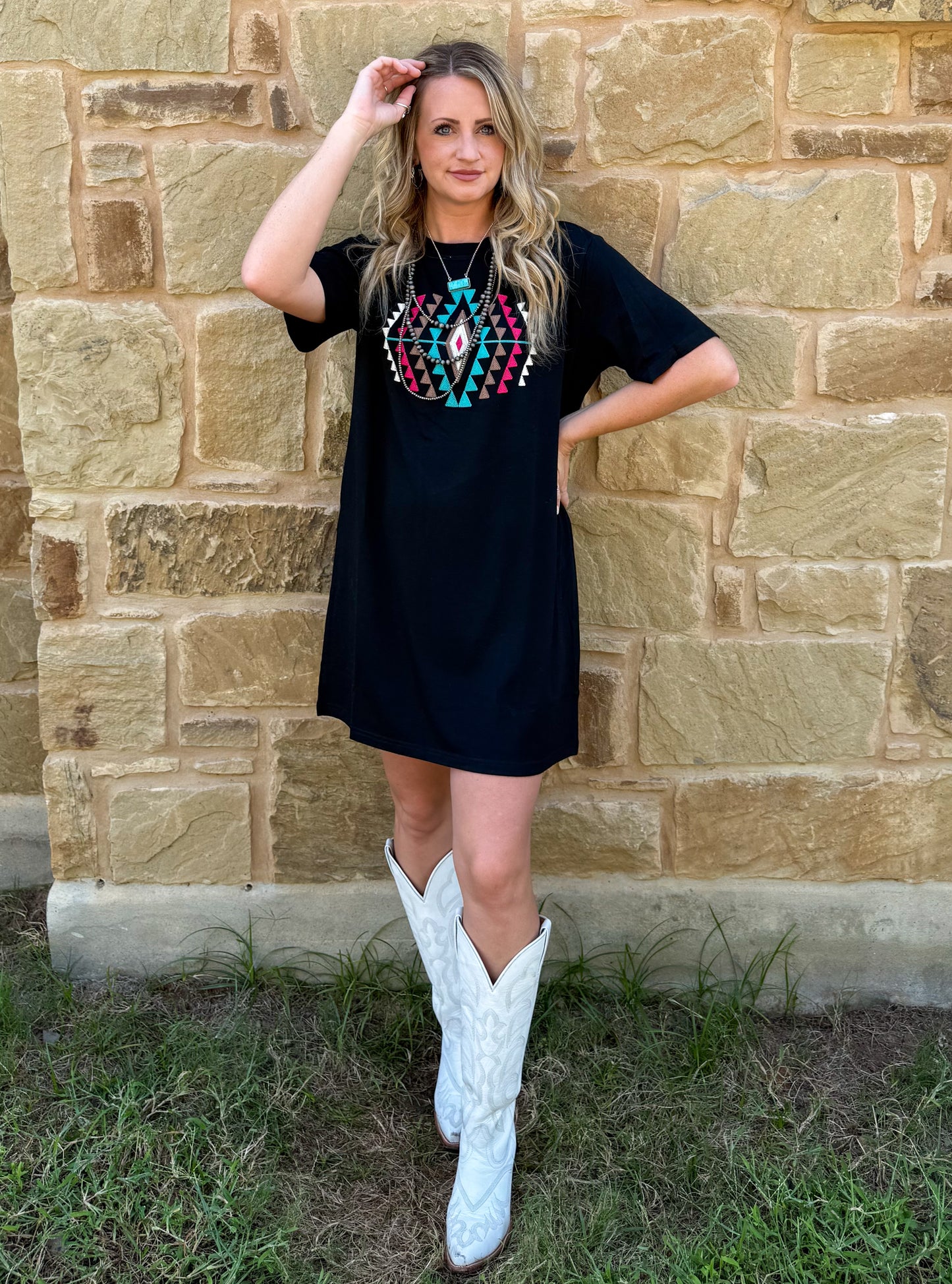 Desert Rose T-Shirt Dress