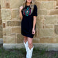 Desert Rose T-Shirt Dress
