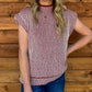 The Dally Top *Burgundy