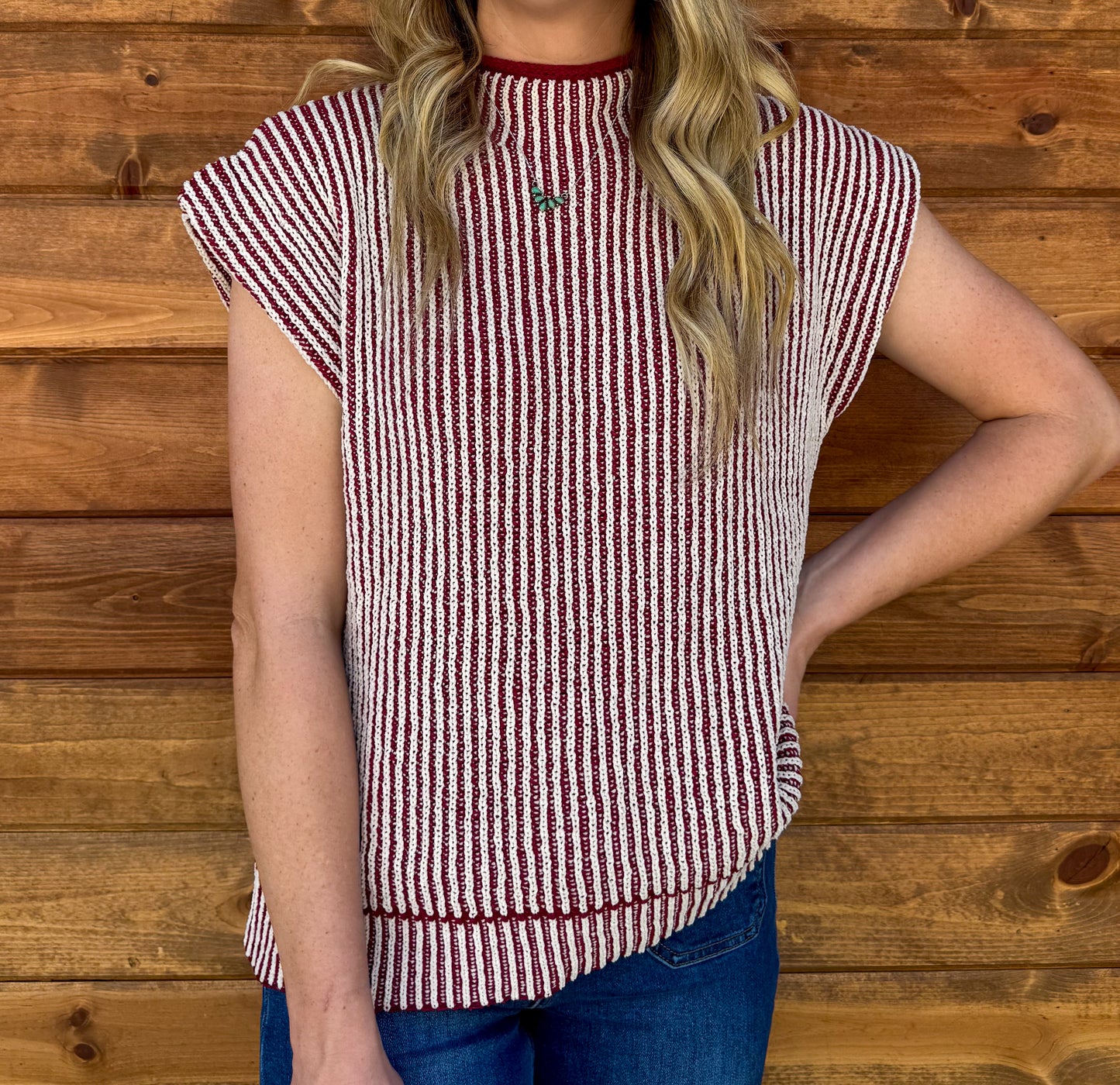 The Dally Top *Burgundy