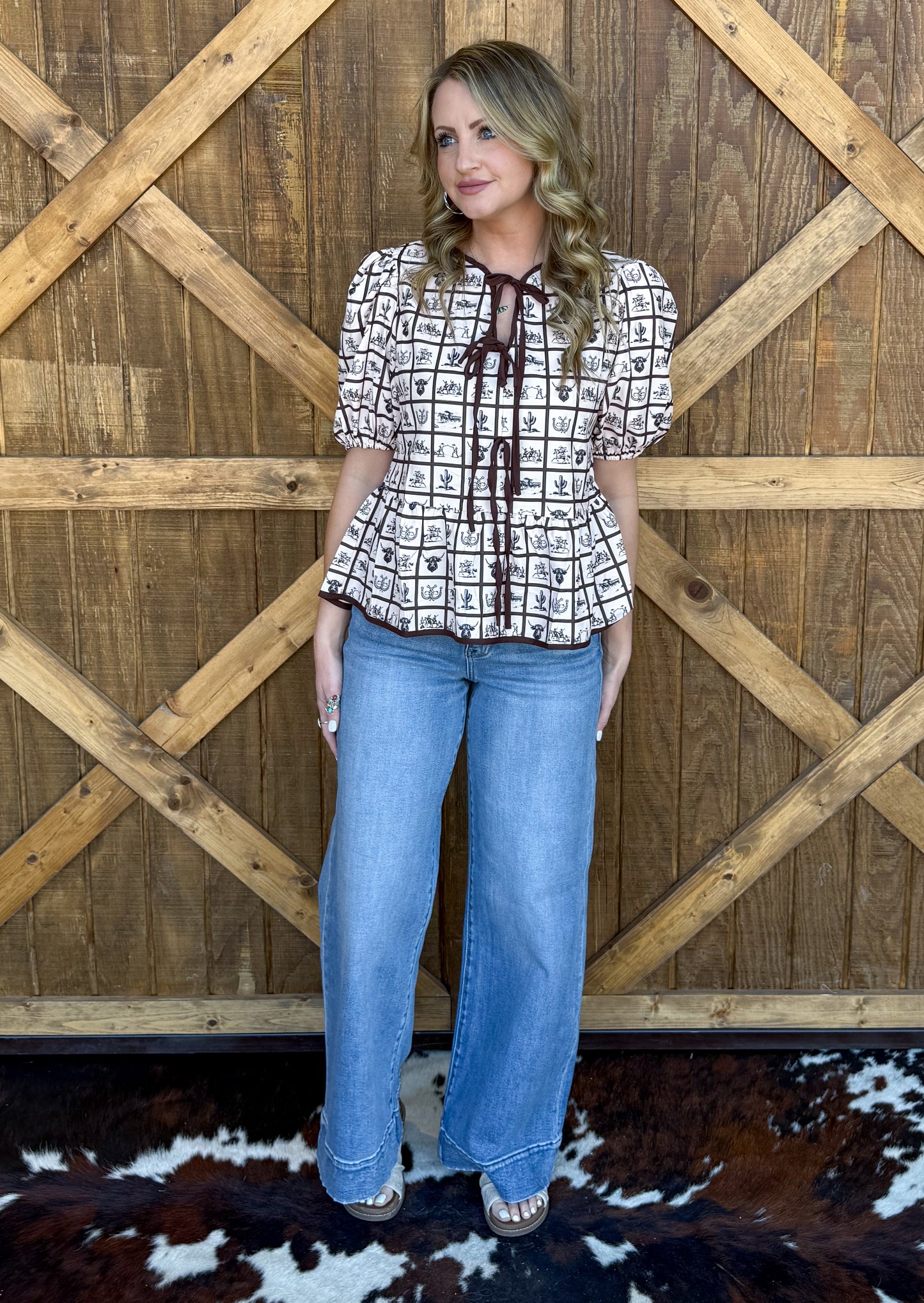 Pretty Western Blouse