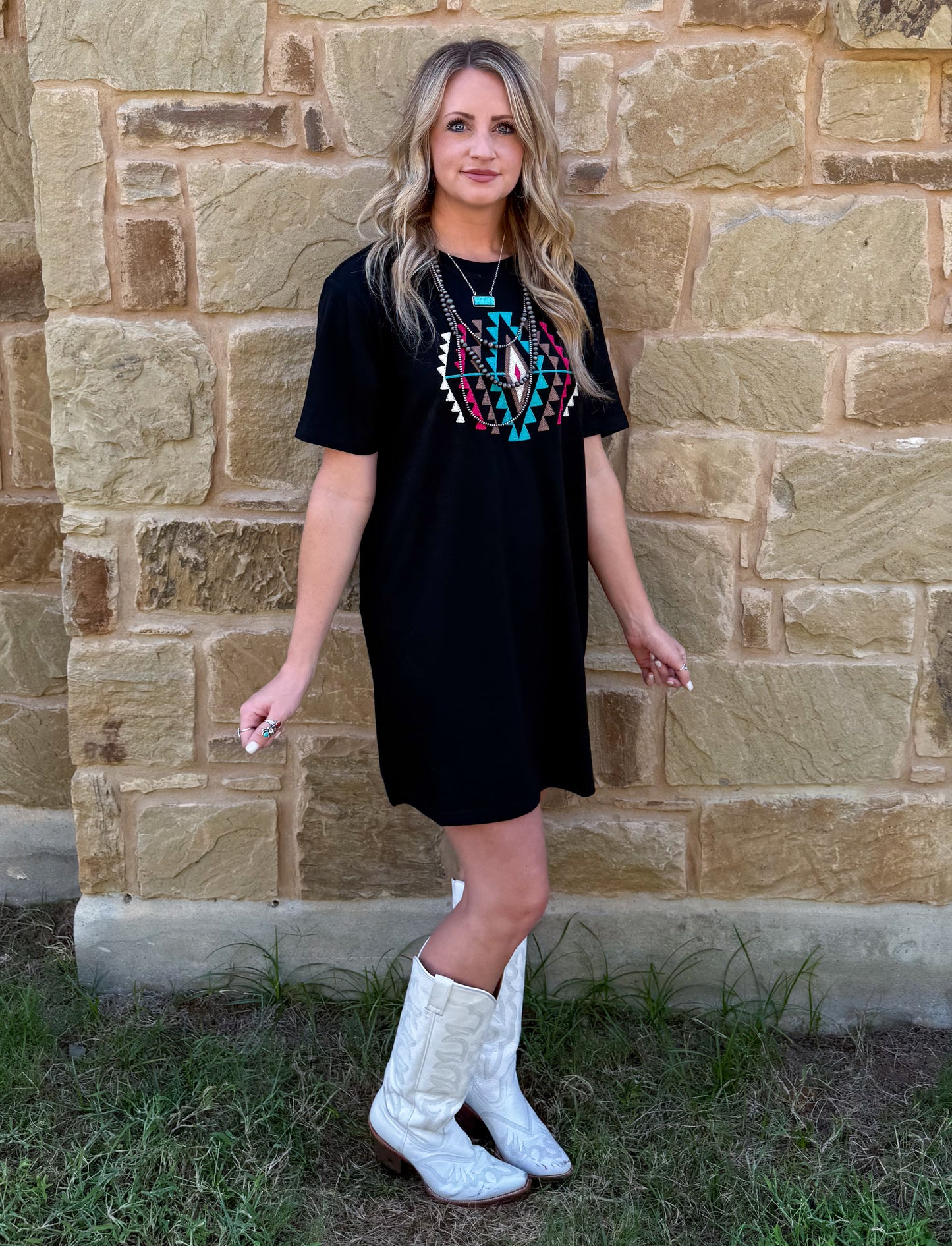 Desert Rose T-Shirt Dress