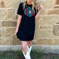 Desert Rose T-Shirt Dress