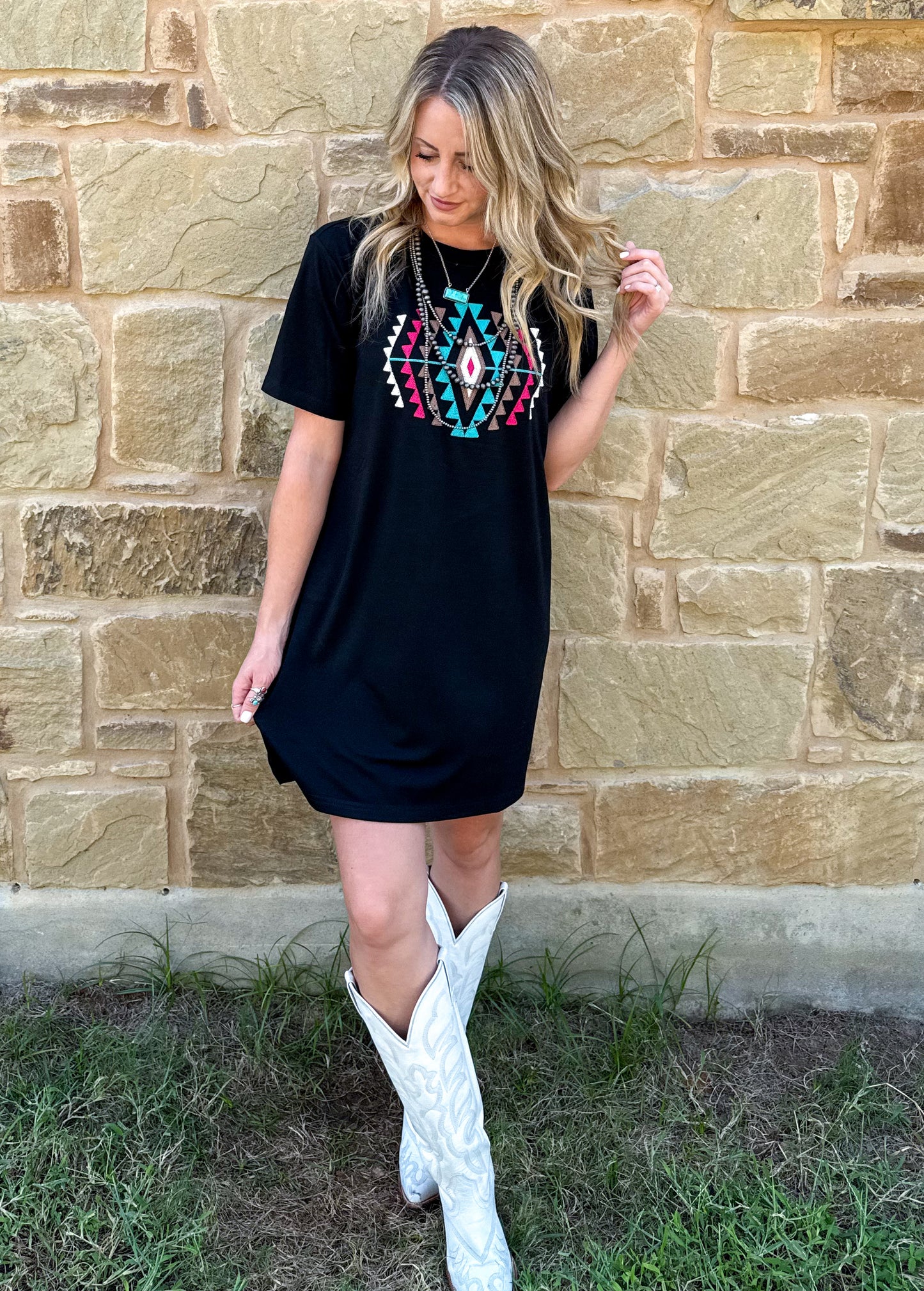 Desert Rose T-Shirt Dress