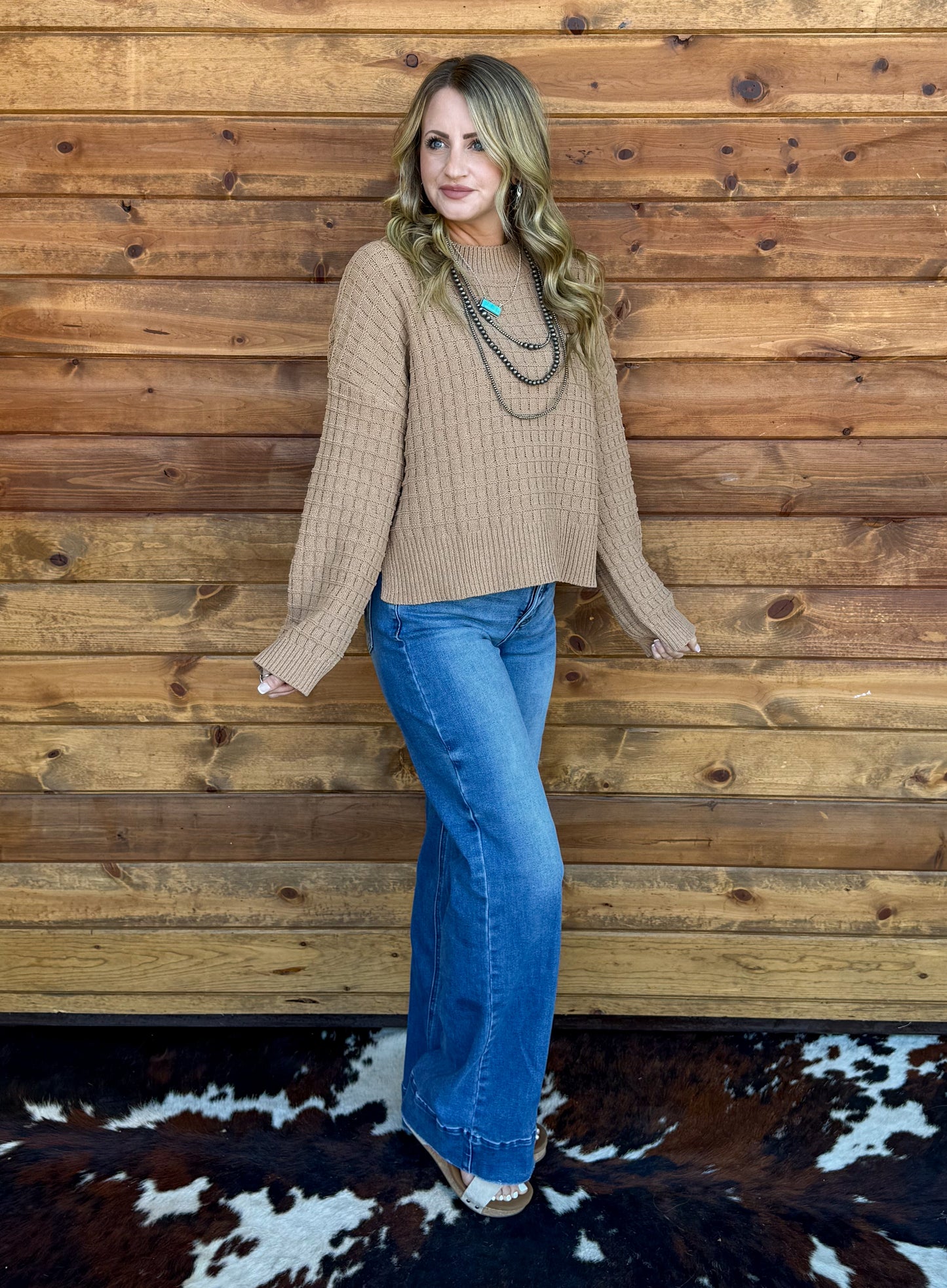 The Rachel Sweater *Mocha