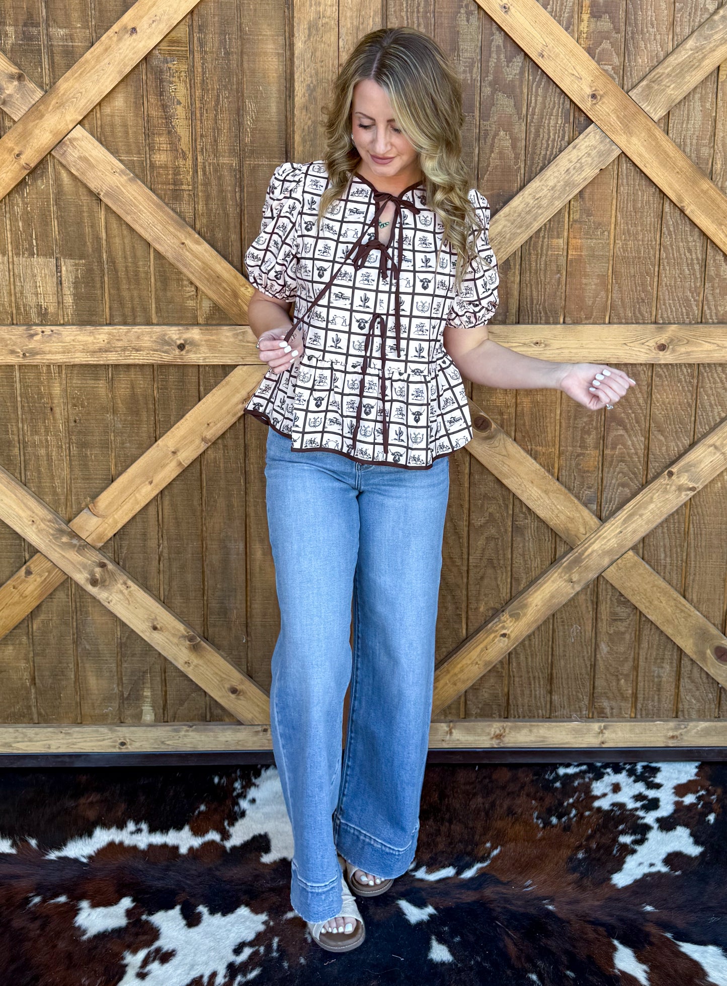 Pretty Western Blouse