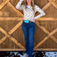 Horseshoe Ribbed Long Sleeve