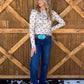 Horseshoe Ribbed Long Sleeve