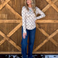 Horseshoe Ribbed Long Sleeve