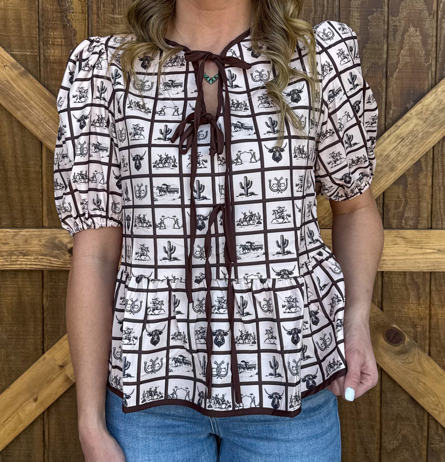 Pretty Western Blouse
