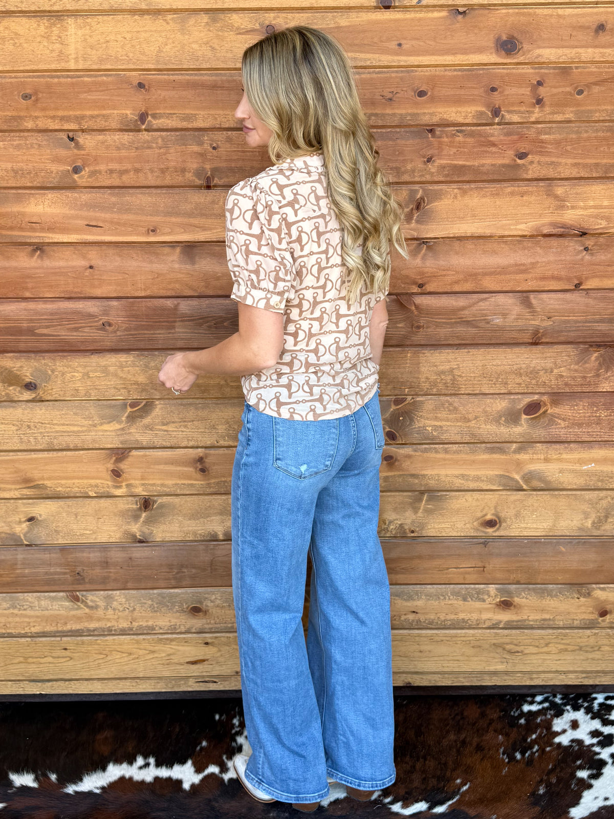 The Bit Button-Up Top