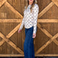Horseshoe Ribbed Long Sleeve