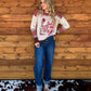 Vintage Cowgirl Sweater *Red