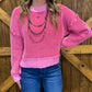 The Stephanie Sweater *Pink