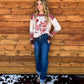 Vintage Cowgirl Sweater *Red