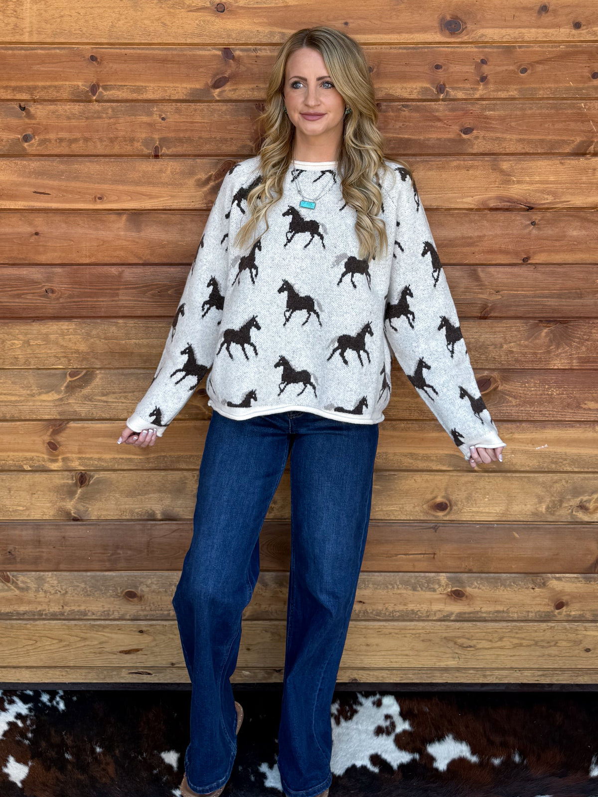 Rodeo Ponies Sweater