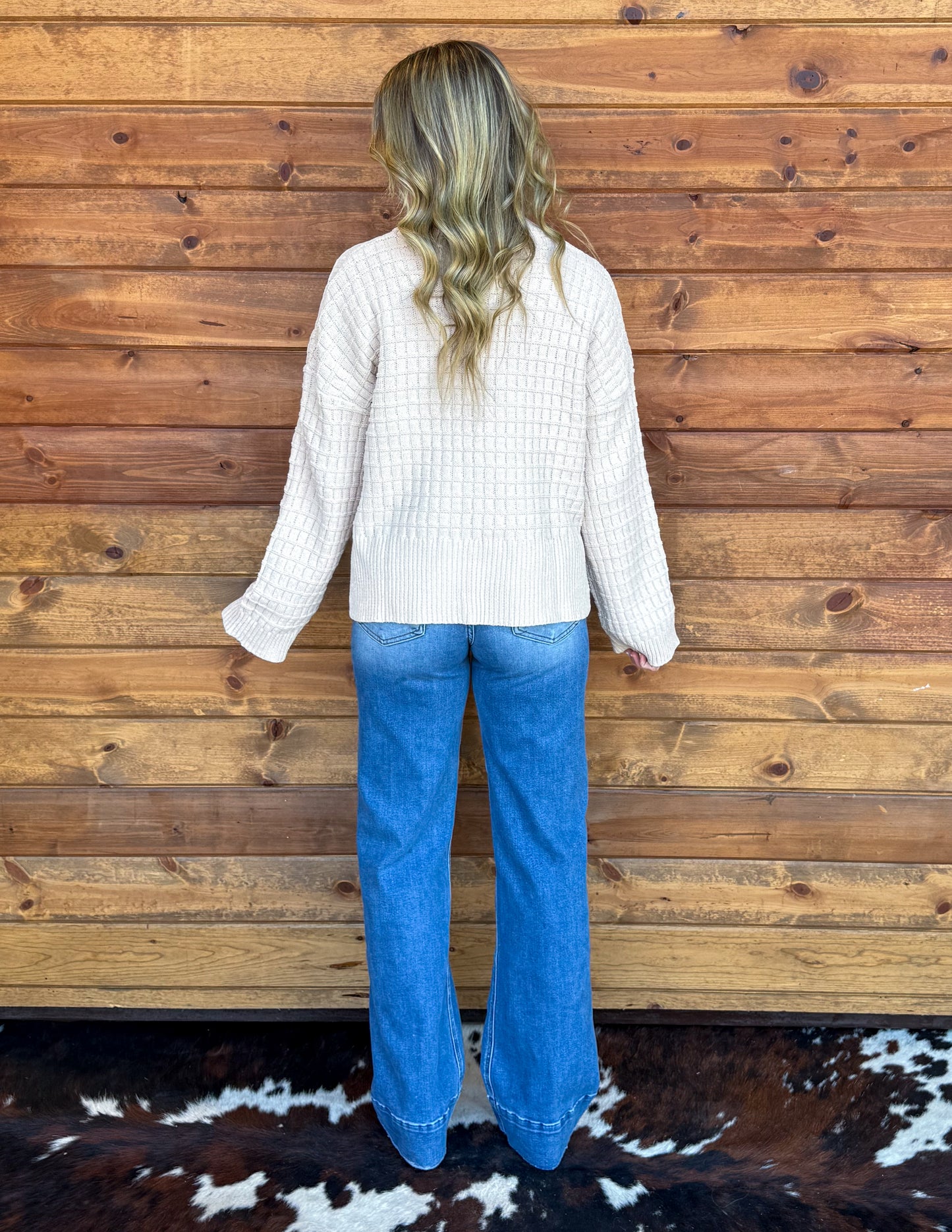 The Rachel Sweater *Ecru