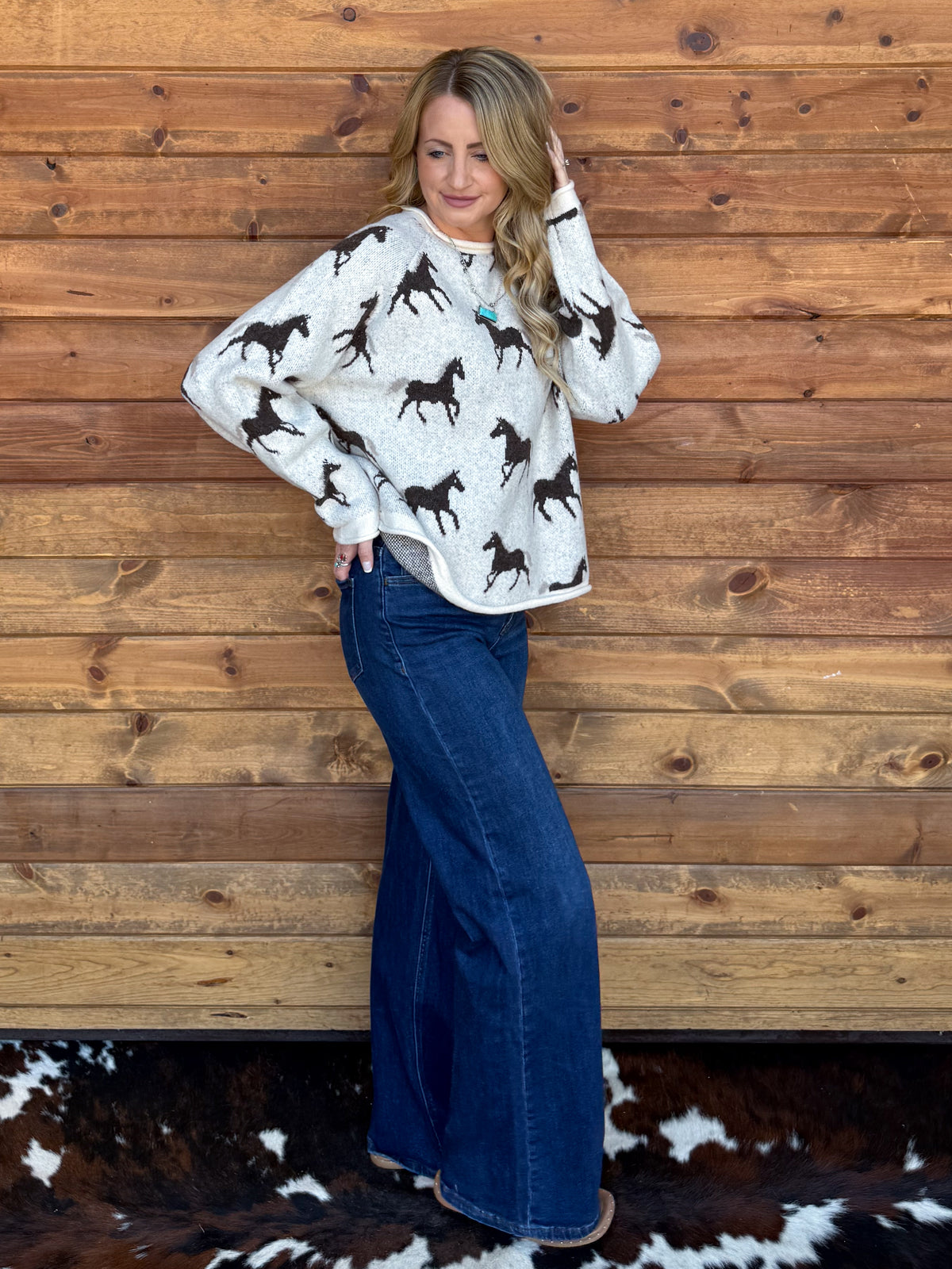 Rodeo Ponies Sweater