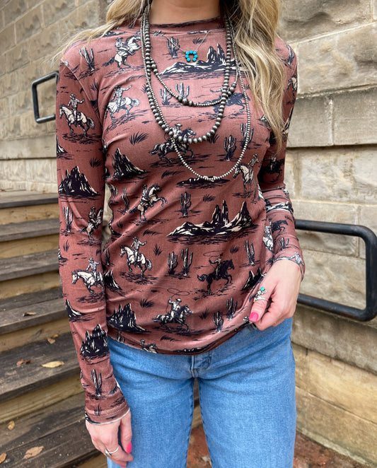 Buck ‘Em Velvet Top