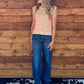 Coral Striped Tank