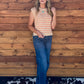 Coral Striped Tank