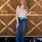 Lariat Lace Mesh Top *Cloud