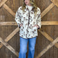 Rustic Horses Quilted Jacket