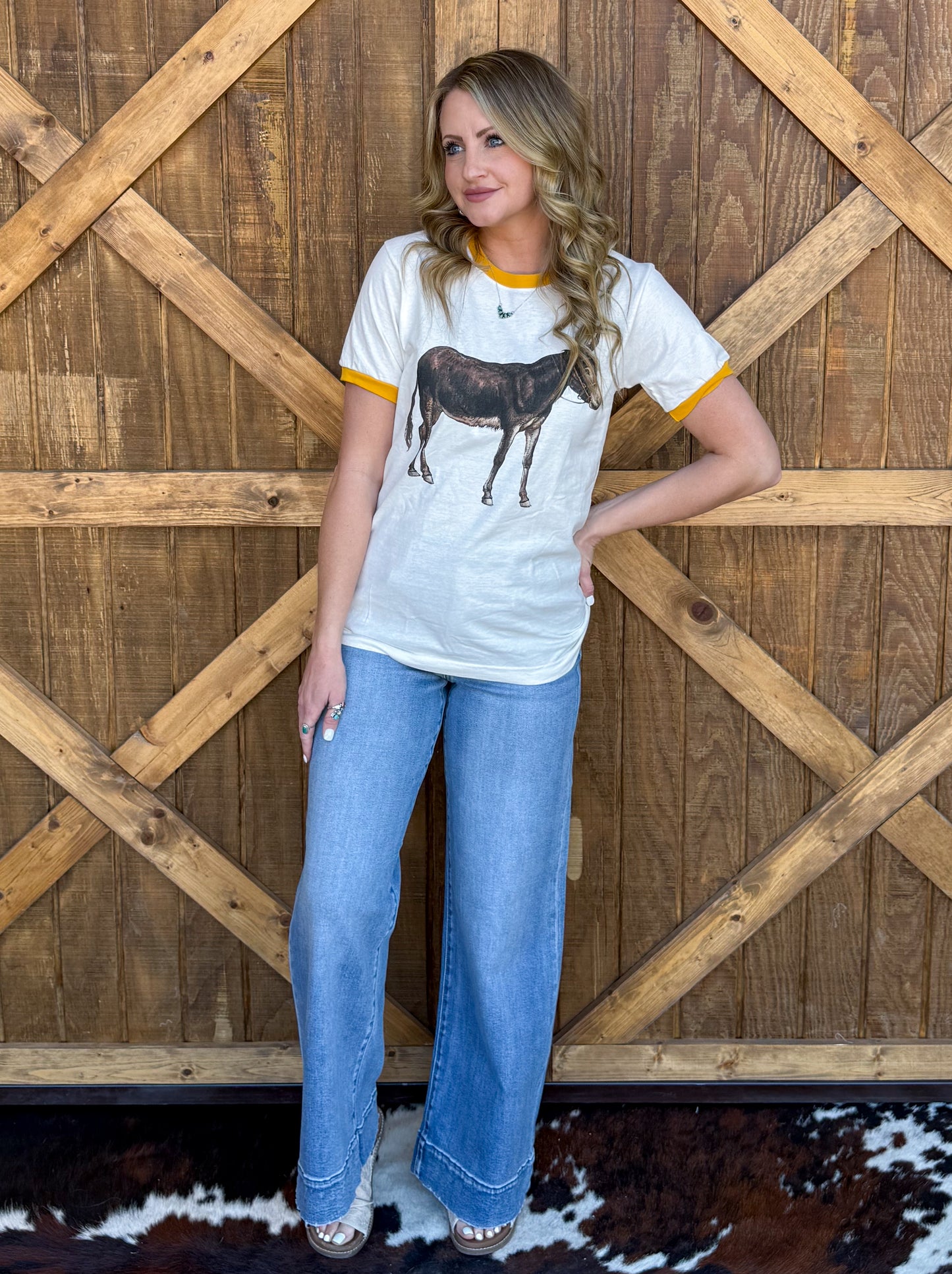 Vintage Donkey Ringer Tee
