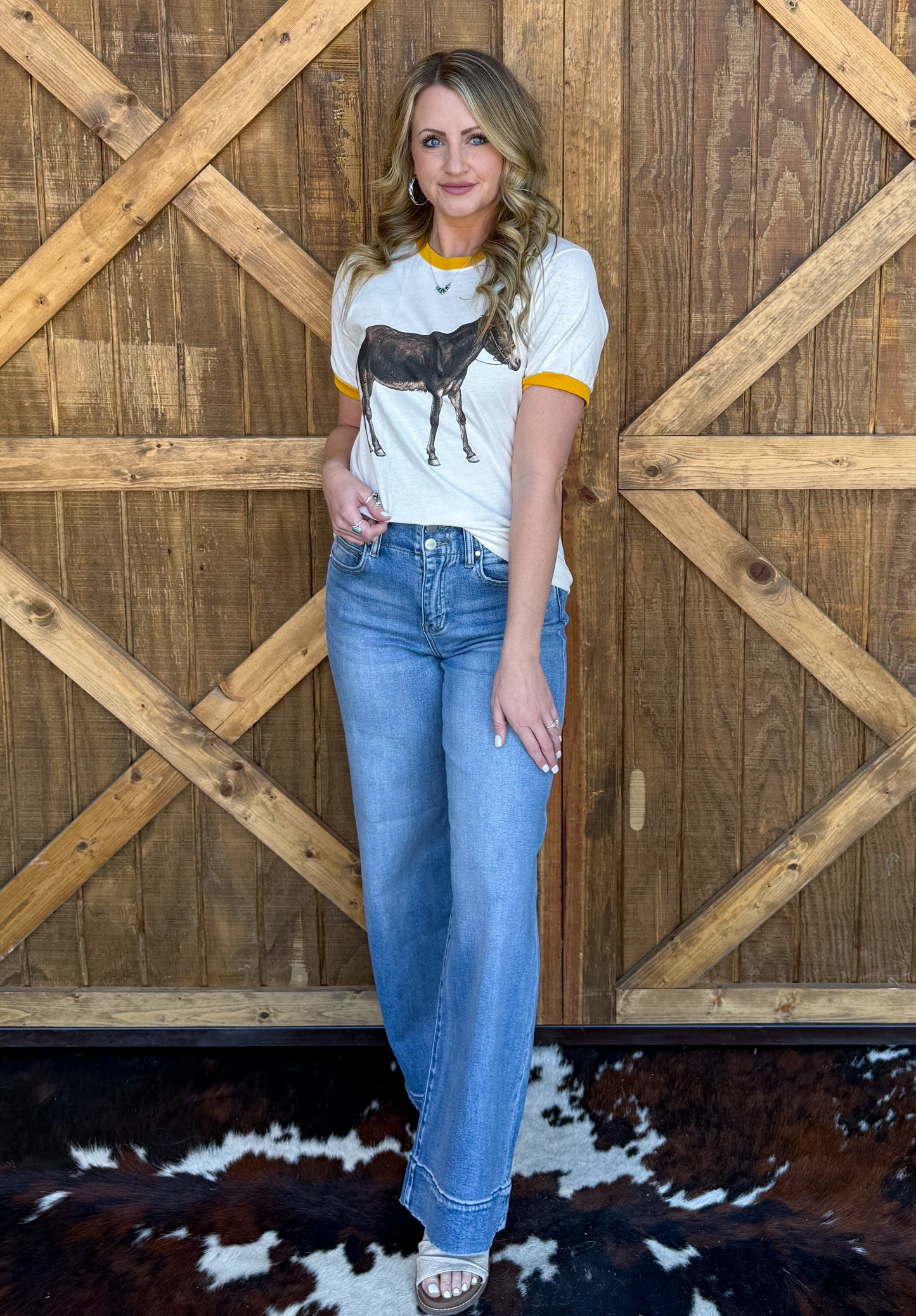 Vintage Donkey Ringer Tee