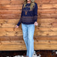 Longhorn Sweater *Navy