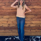 Coral Striped Tank