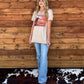 Longhorn Sunset Top