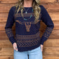 Longhorn Sweater *Navy