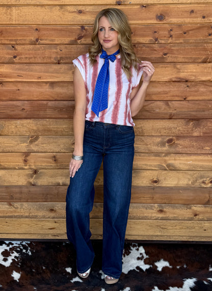 American Striped Top
