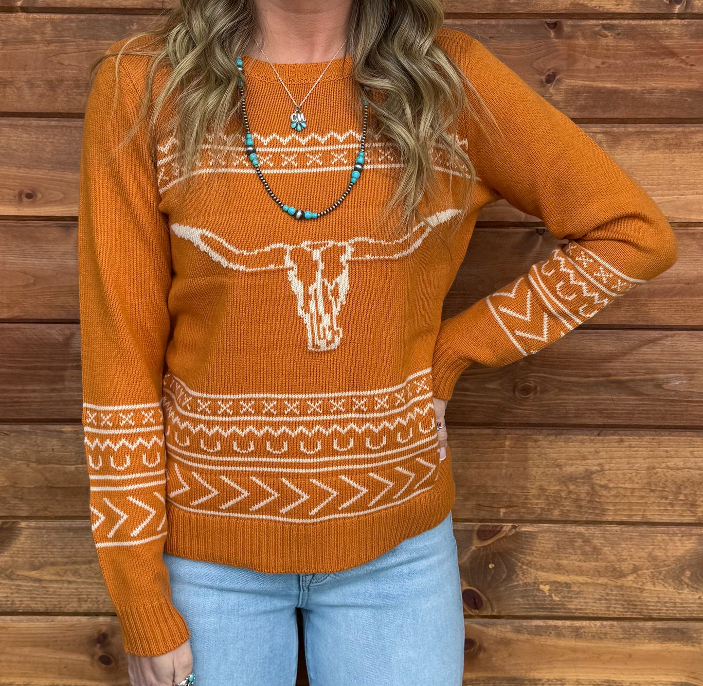 Longhorn Sweater *Marigold