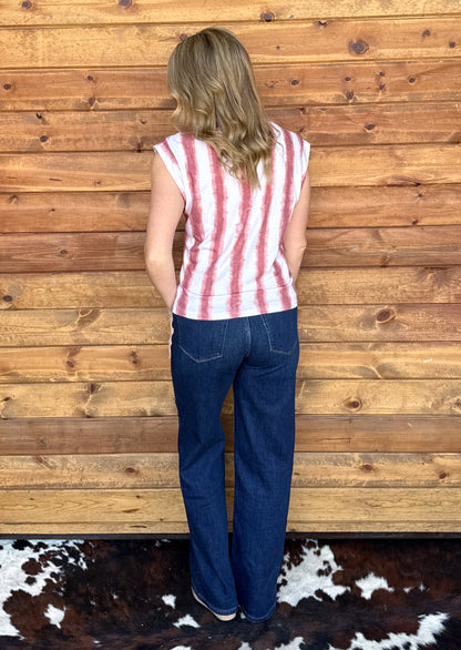American Striped Top