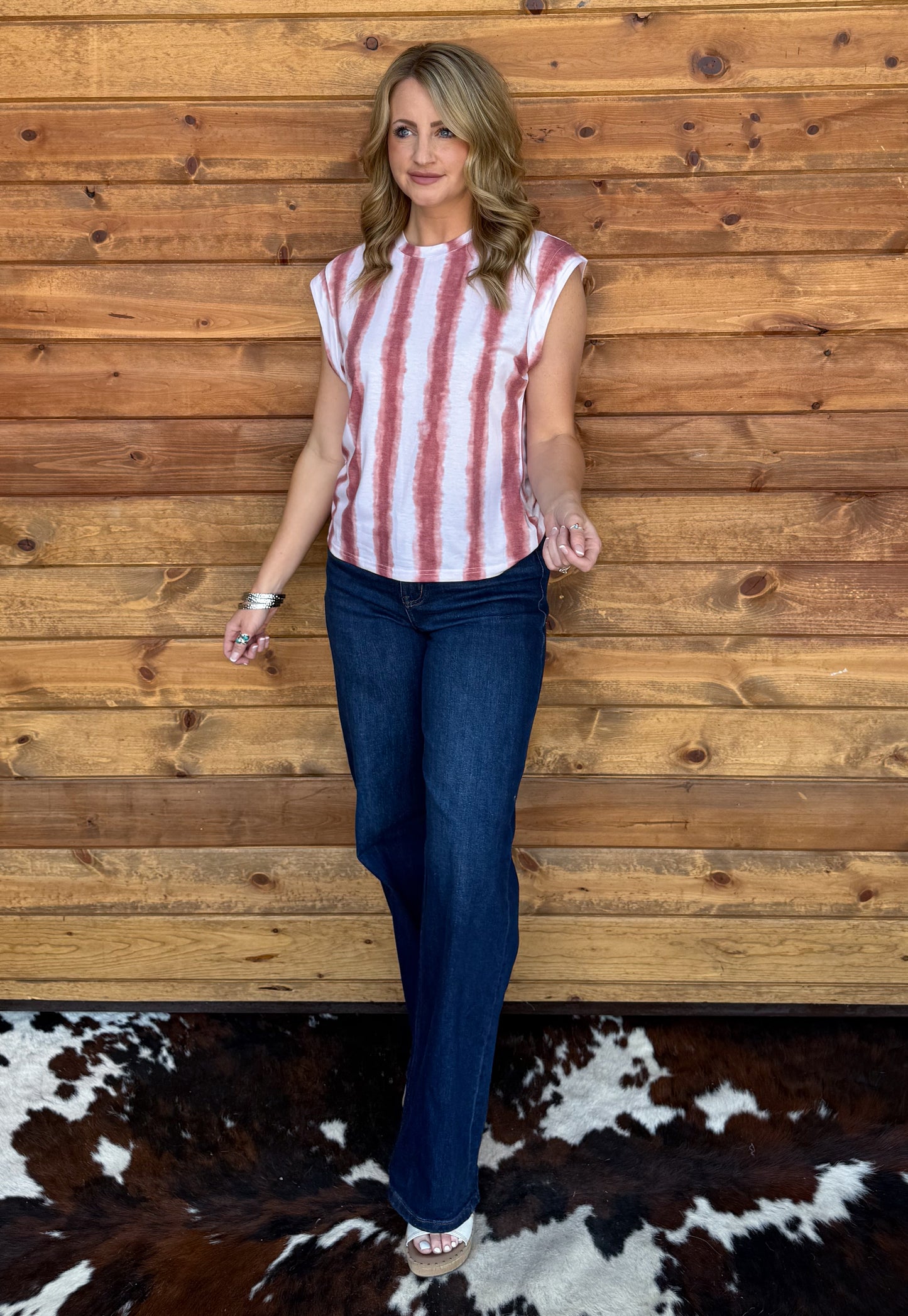 American Striped Top