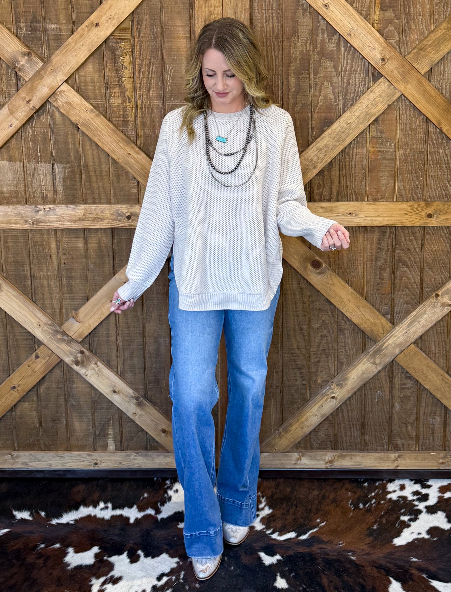 The Hadley Sweater *Natural