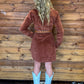 The Canyon Corduroy dress