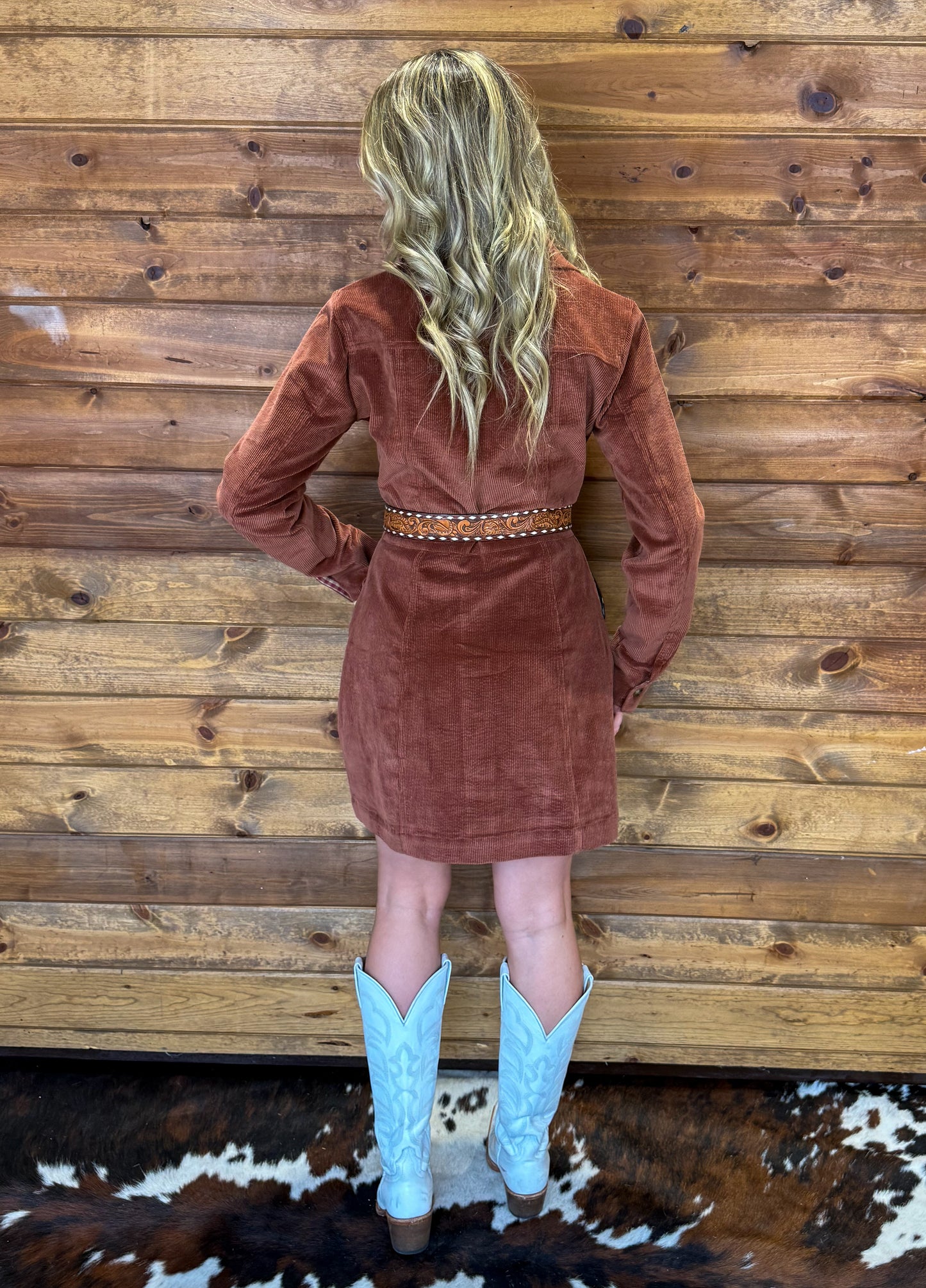 The Canyon Corduroy dress