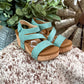 Casper Wedges *Turquoise
